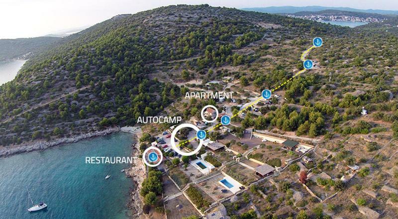 Stone House Stella Maris Apartman Jezera Kültér fotó